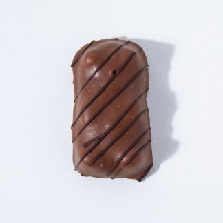 Ourson lait guimauve – praliné noisette — chocolat artisanal vegan, L'Atelier de la Fève Marseille