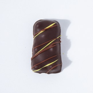 Ourson guimauve – banane — chocolat artisanal vegan, L'Atelier de la Fève Marseille